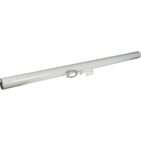 Элемент дымохода DN 60/100 труба коаксиальная 2000 мм п/м, уплотнения и хомут в комплекте (лого) SCA-6010-002000