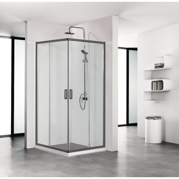 Душевой уголок Aquatek 90x90x200 стекло прозрачное, профиль черный (AQ ARI KV09020BL) Душевой уголок Aquatek 90x90x200 стекло прозрачное, профиль черный (AQ ARI KV09020BL)