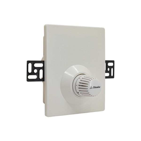 Модуль монтажный Okseler с наружным термостатическим клапаном и расходомером 1/2" (Oks00731)