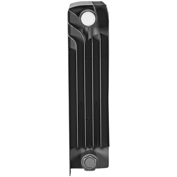 Радиатор биметаллический Stout Titan Ventil 350 (6 секций) нижнее правое подключение (графит RAL 7024) (SRB-3320-035006 7024)