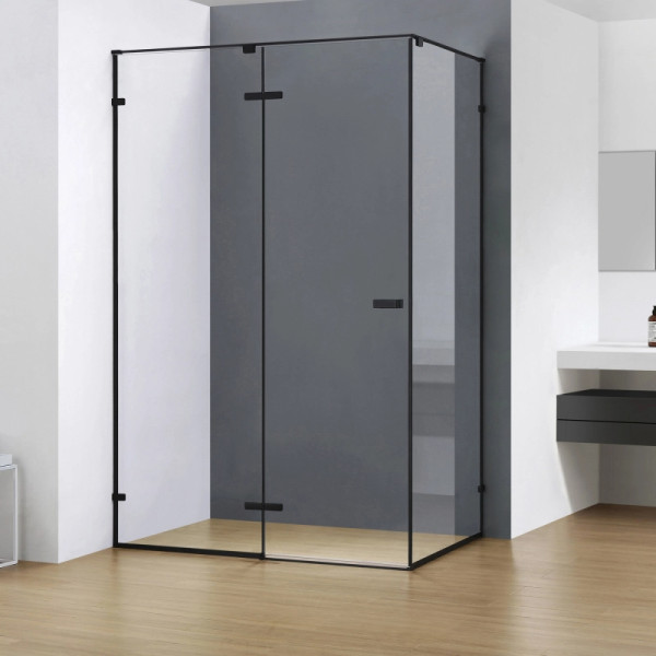 Душевой уголок RGW StilvollSV-040-B 110x 90x200 стекло прозрачное, профиль черный (353204019-14)