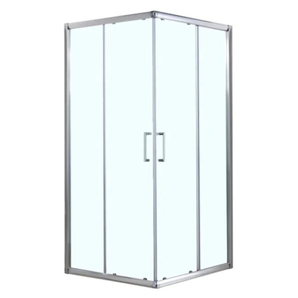 Душевой уголок Azario Greenwood 900х90х185 стекло прозрачное, профиль серебро (AZ-NNE1142 900)