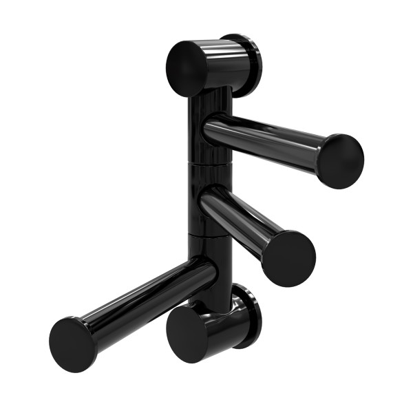 Полотенцедержатель WasserKRAFT черный глянец (K-1053PB)