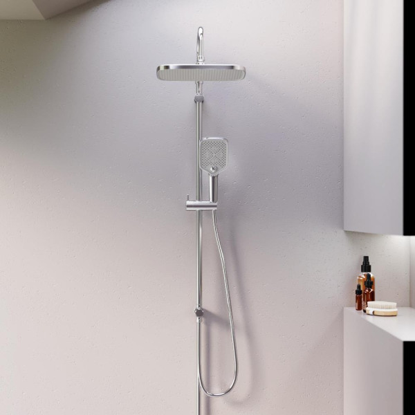 Душевой гарнитур Damixa Gala верх.душ 300x210 мм, ручн.душ 3 ф-ции 110x260 мманга 1050-1450, хром (953000000)