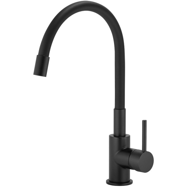 Смеситель для кухни Santek Тесио черный (WH5A44012N001)