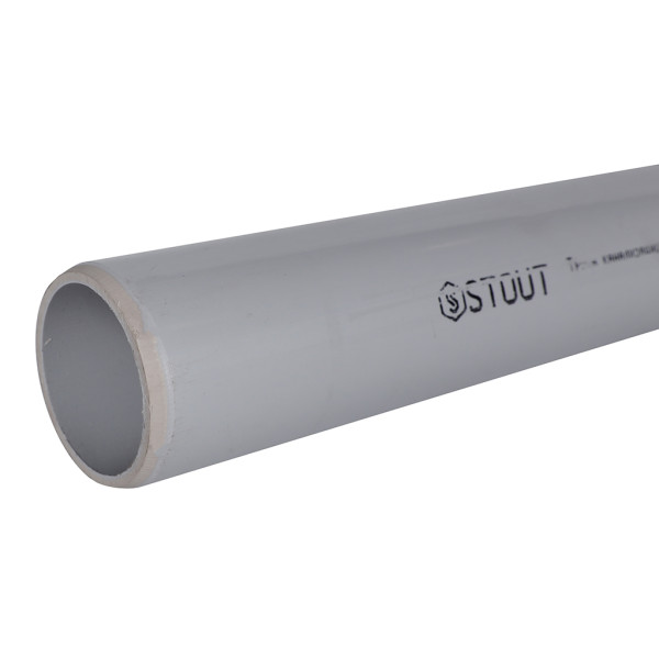 Труба 58x500 Stout (PP, серый) (SKB-0001-005850)