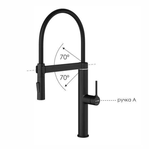 Смеситель для кухни WasserKRAFT с гибким изливом хром (A8867) Смеситель для кухни WasserKRAFT с гибким изливом хром (A8867)