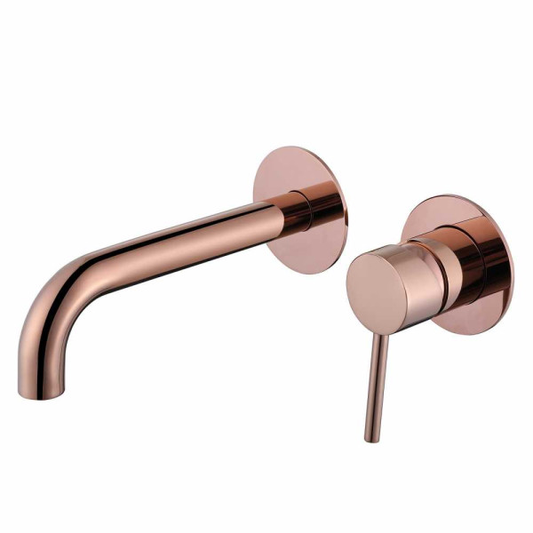 Смеситель для раковины Abber Wasser Kreis розовое золото (AF8112RG)