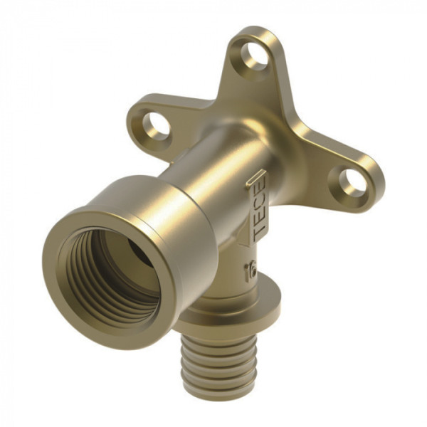 Уголок с настенным креплением TECEflex 16х1/2" ВР, длина 54 мм. (латунь) (768503) Уголок с настенным креплением TECEflex 16х1/2" ВР, длина 54 мм. (латунь) (768503)