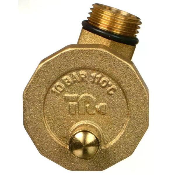 Воздухоотводчик автоматический 1/2" с боковым подключением TeRma (латунь) (14066)