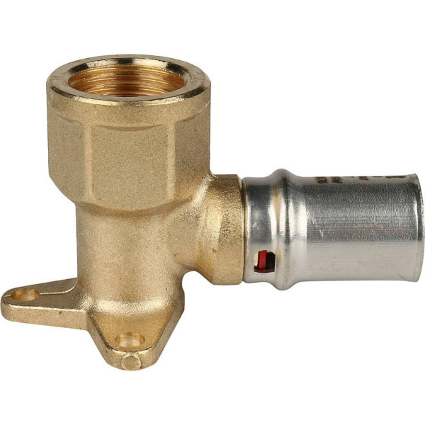 Водорозетка 16x1/2" короткая Stout (пресс) (SFP-0018-001216)