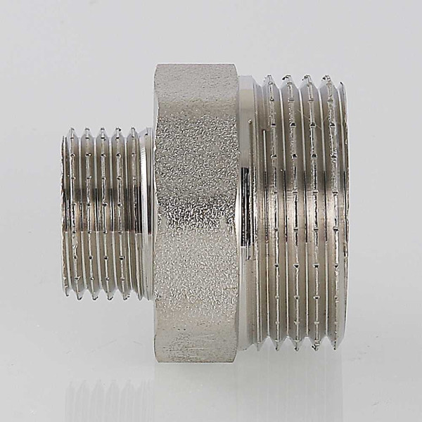 Ниппель переходной 3/8"х1/2" Valtec (никель) (VTr.580.N.0403) Ниппель переходной 3/8"х1/2" Valtec (никель) (VTr.580.N.0403)
