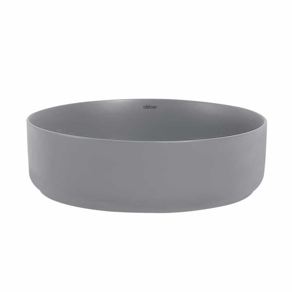 Раковина накладная Abber Bequem серая матовая (AC2109MG)
