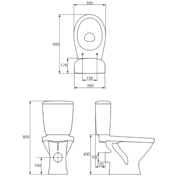 Унитаз-компакт Cersanit Trento 660х360х805 с сиденьем термопласт soft-close (S-KO-TR011-3/6-PL-w) Унитаз-компакт Cersanit Trento 660х360х805 с сиденьем термопласт soft-close (S-KO-TR011-3/6-PL-w)