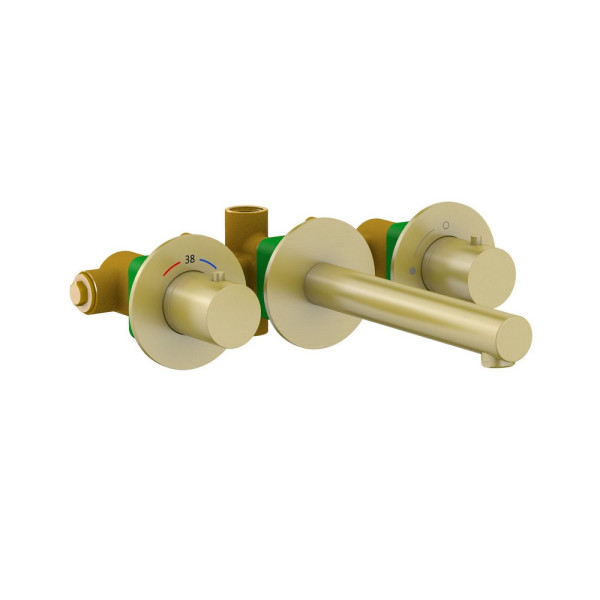 Смеситель для раковины Timo Saona встраиваемый золото матовое (2382/17SM)