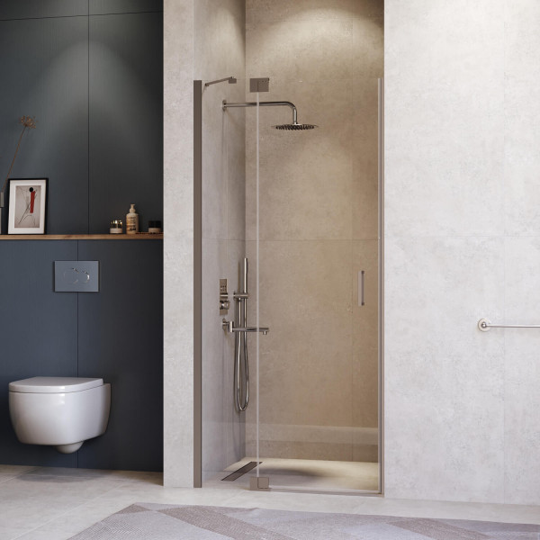 Душевая дверь RGW Hotel 90x200 стекло прозрачное, профиль серый (350601409-110) Душевая дверь RGW Hotel 90x200 стекло прозрачное, профиль серый (350601409-110)