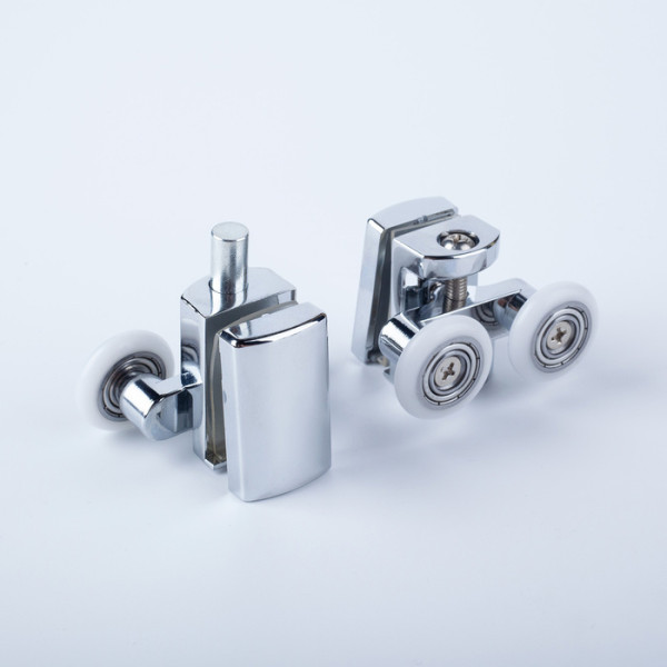 Ролики 2 верхних 2 нижних двойные D=23 мм хром стекло 7-8 мм Iddis (966D23C8DZ) Ролики 2 верхних 2 нижних двойные D=23 мм хром стекло 7-8 мм Iddis (966D23C8DZ)