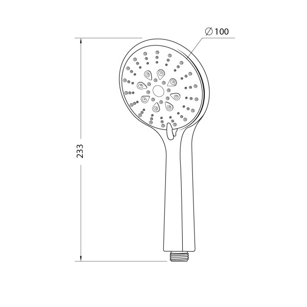 Душевой гарнитур Esko хром (SS755)