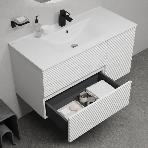 Тумба подвесная Iddis Bild 100x47x50 белый (BIL10W0i95)