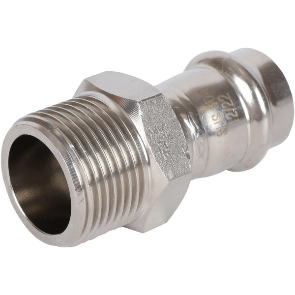 Переход 18х3/4"Н Rommer из нержавеющей стали (пресс) (RSS-0021-001834) Переход 18х3/4"Н Rommer из нержавеющей стали (пресс) (RSS-0021-001834)