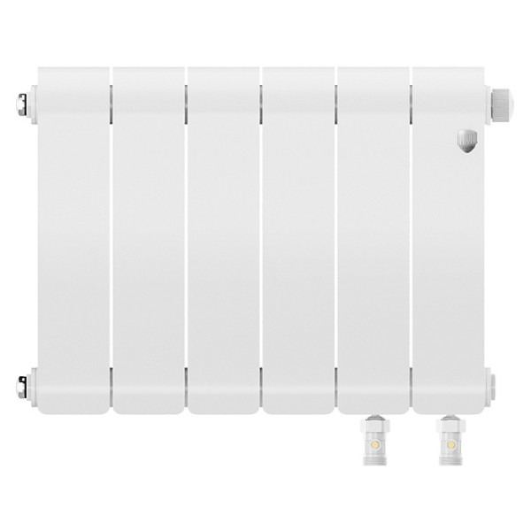 Радиатор биметаллический Royal Thermo Infinity 300 Bianco Traffico VR80 (6 секций) Белый (RTIBTVR8030006) Радиатор биметаллический Royal Thermo Infinity 300 Bianco Traffico VR80 (6 секций) Белый (RTIBTVR8030006)