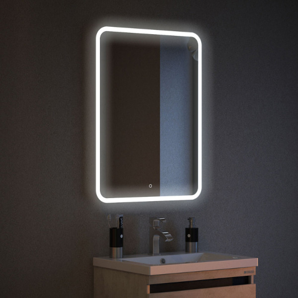 Зеркало Melodia Альта 60х80 LED с сенсорным выключателем гор./верт. (MFR80094ZZ)