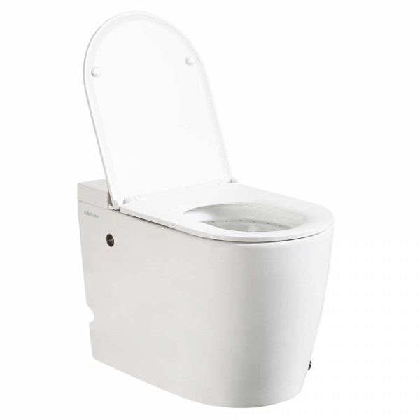Унитаз напольный Abber Bequem с импульсным смывом, белый (AC1114P)