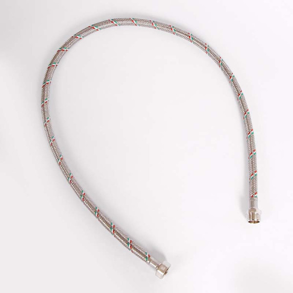 Подводка гибкая Uni-Fitt 1000 мм 1/2" НВ DN 8 оплётка из нерж. стали (501S2010)