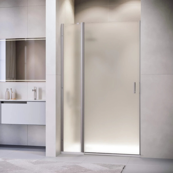 Душевая дверь RGW LE-004-Gr 81x195 стекло прозрачное, профиль серый (35120411-210)