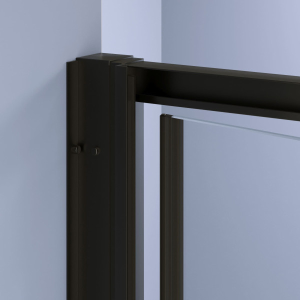 Душевая дверь RGW SV-05-2-B 900xx2000 стекло прозрачное, профиль черный (703205209-14)