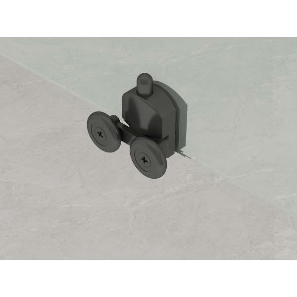 Душевой уголок Loranto 90x120x190 стекло прозрачное, профиль черный матовый (CS-AB02B-129)