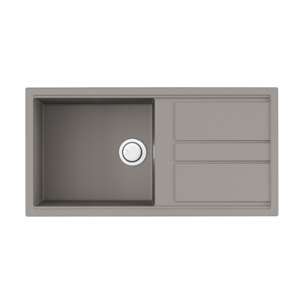 Мойка для кухни врезная Omoikiri Kitagawa 100-GR 1000х510 leningrad grey (4993788) Мойка для кухни врезная Omoikiri Kitagawa 100-GR 1000х510 leningrad grey (4993788)