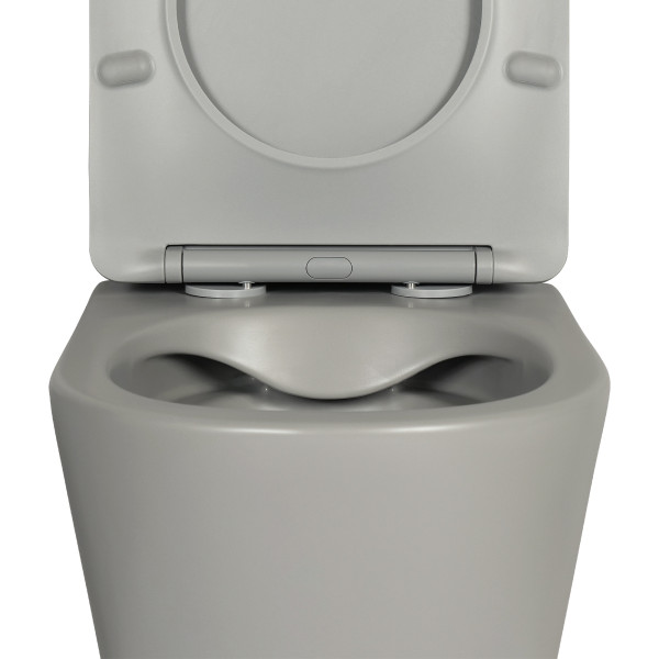 Унитаз подвесной Aquatek Вега cерый матовый (AQ1905-MG)