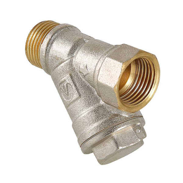 Фильтр косой 1/2" НВ Valtec никель (VT.191.N.04) Фильтр косой 1/2" НВ Valtec никель (VT.191.N.04)