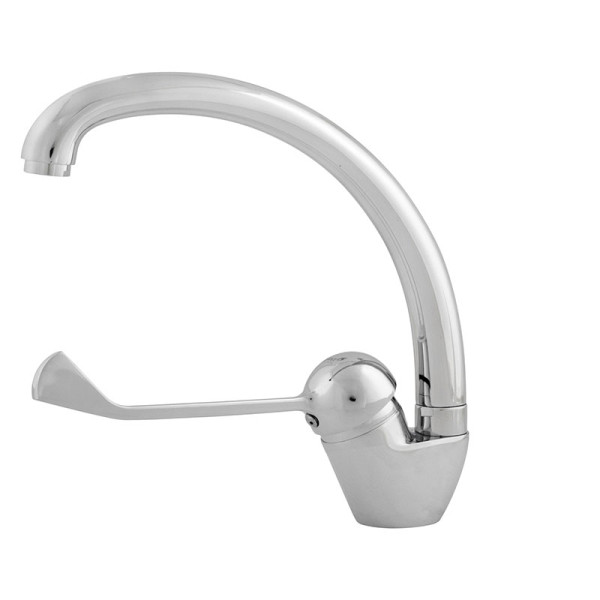 Смеситель для кухни Melodia Medico утка, без гибкой подводки, хром (MDV40813) Смеситель для кухни Melodia Medico утка, без гибкой подводки, хром (MDV40813)