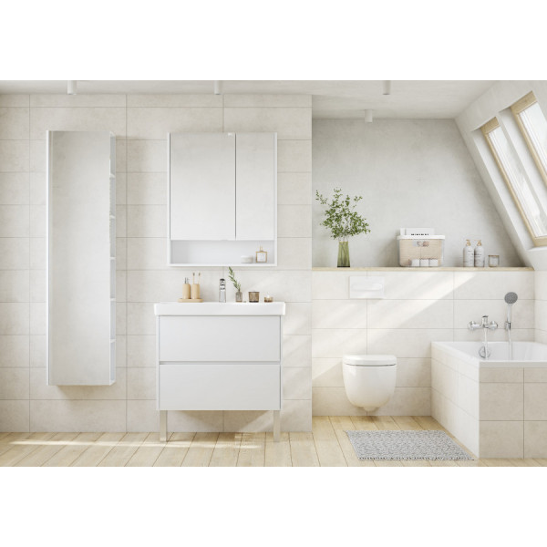 Тумба подвесная Aquaton Сканди 768x427x591 белый, белый (1.A283.0.01S.D01.0)