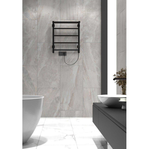 Полотенцесушитель электрический Indigo Forma 60x50 таймер, скрытый монтаж, универсальное подключение, черный муар (LEF60-50BRRt) Полотенцесушитель электрический Indigo Forma 60x50 таймер, скрытый монтаж, универсальное подключение, черный муар (LEF60-50BRRt)