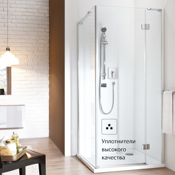 Душевая дверь Roca Metropolis 90x195 стекло прозрачное, профиль хром (7.MP34.0.901.2M)