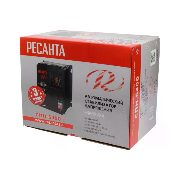 Стабилизатор напряжения Ресанта СПН-5400 (63/6/26)