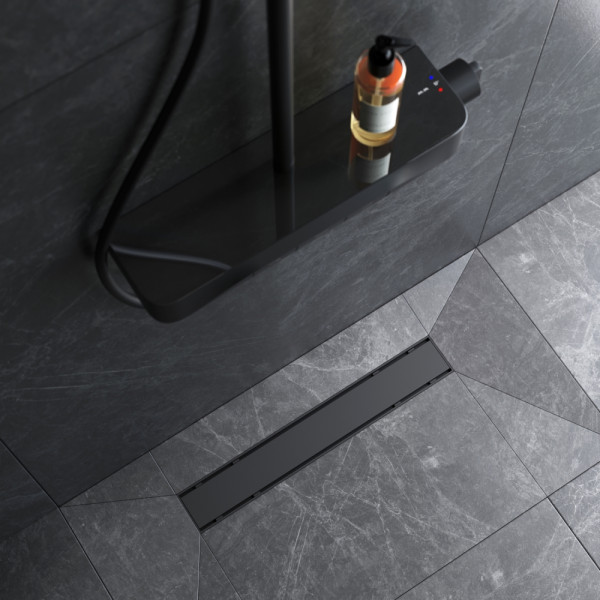 Душевой лоток AM.PM PrimeFlow линейный универс затвор Tile 50 см черн мат (W02SC-U11-050-04BM)