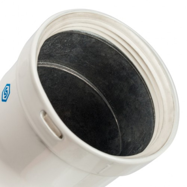 Элемент дымохода отвод 90° DN 80 с инспекционным патрубком SCA-0080-010090 Элемент дымохода отвод 90° DN 80 с инспекционным патрубком SCA-0080-010090