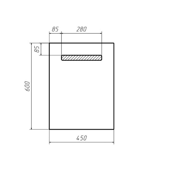 Зеркало Домино Good Light 45  с подсветкой (GL7002Z)