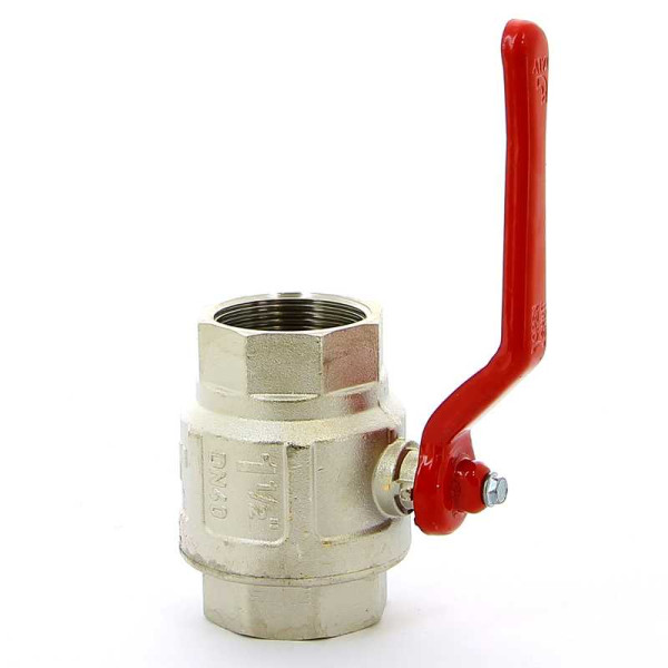 Кран Itap 1 1/2" ВВ шаровый Vienna (красная ручка) (1160112)