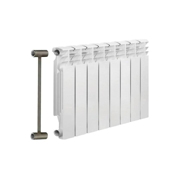 Радиатор биметаллический Solur Prestige В-500 08 секций белый (BMET08)