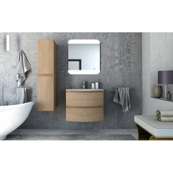 Пенал подвесной Cezares Vague 30x130 Rovere Tabacco (54837)