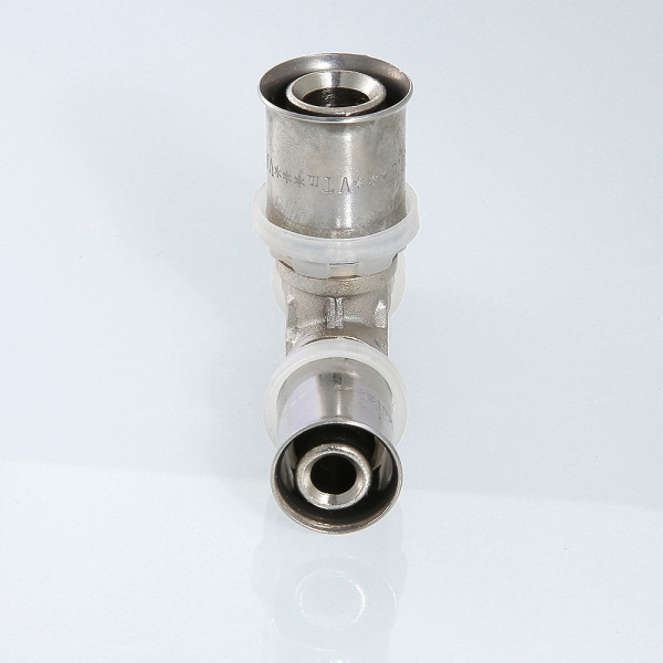 Тройник 20*26*20 Valtec (пресс, никель) (VTm.231.N.202620) Тройник 20*26*20 Valtec (пресс, никель) (VTm.231.N.202620)