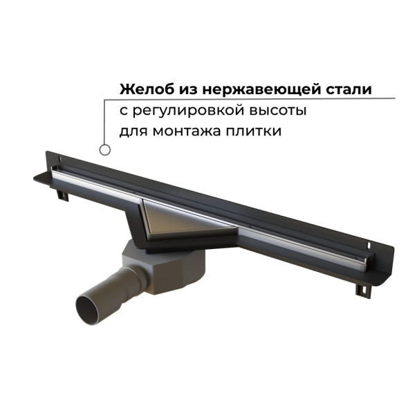 Душевой трап RGW SDR 600 хром (21216000-011)