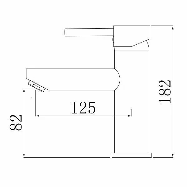 Смеситель для раковины Comforty белый (FC018A-CKBT)