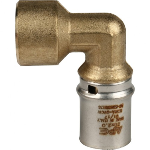 Соединение угловое 20*1/2"В Stout (пресс) SFP-0010-001220 Соединение угловое 20*1/2"В Stout (пресс) SFP-0010-001220