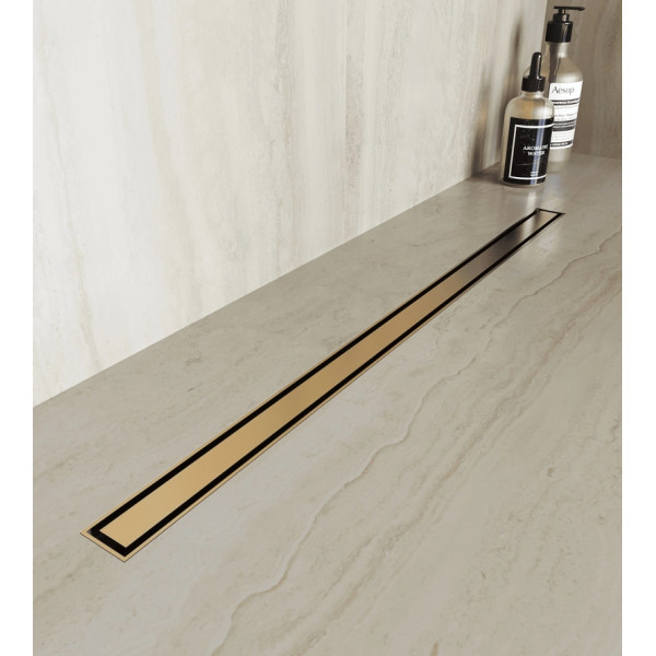 Душевой трап RGW SDR-51Gb 80 см золото BRUSH (76215180-06)